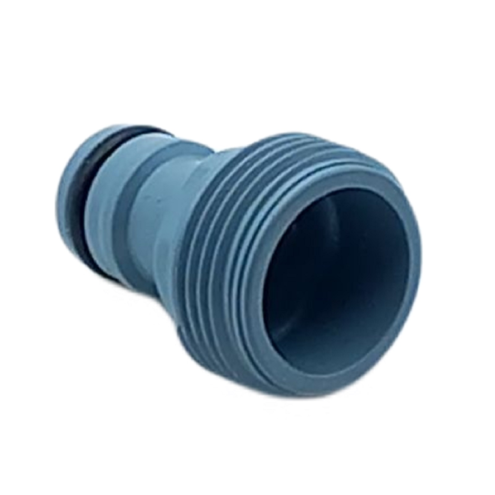 3/4" Zoll  AG Hahnanschluss Click-System Quickconnect Außengewinde Kunststoff grau - 10er Pack