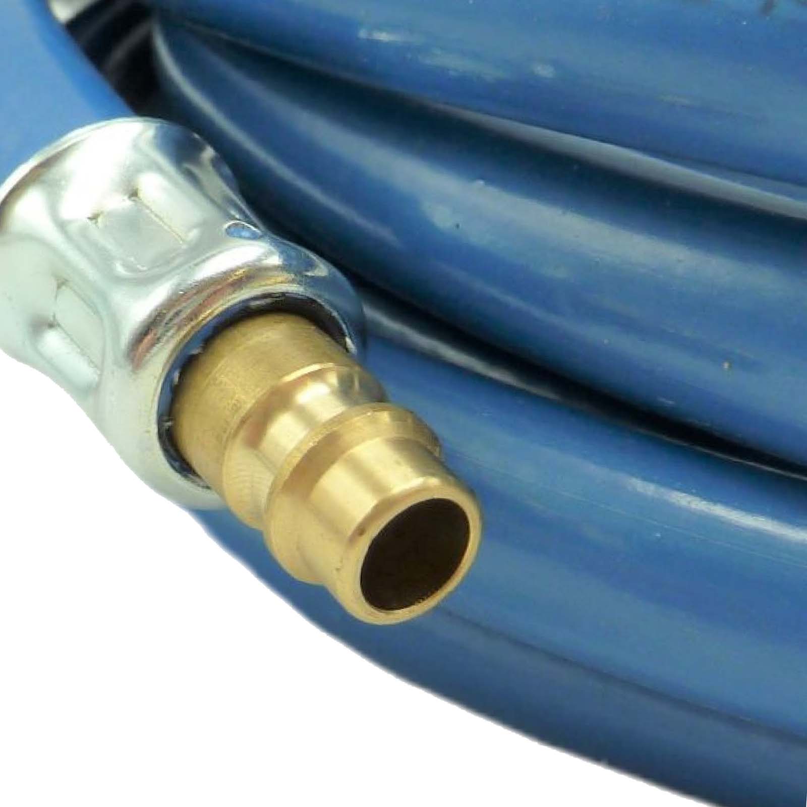 13 mm PVC Druckluft Pressluft Luft Kompressor Garnitur Schlauch BUNA blau - PN 10 bar - 25 m