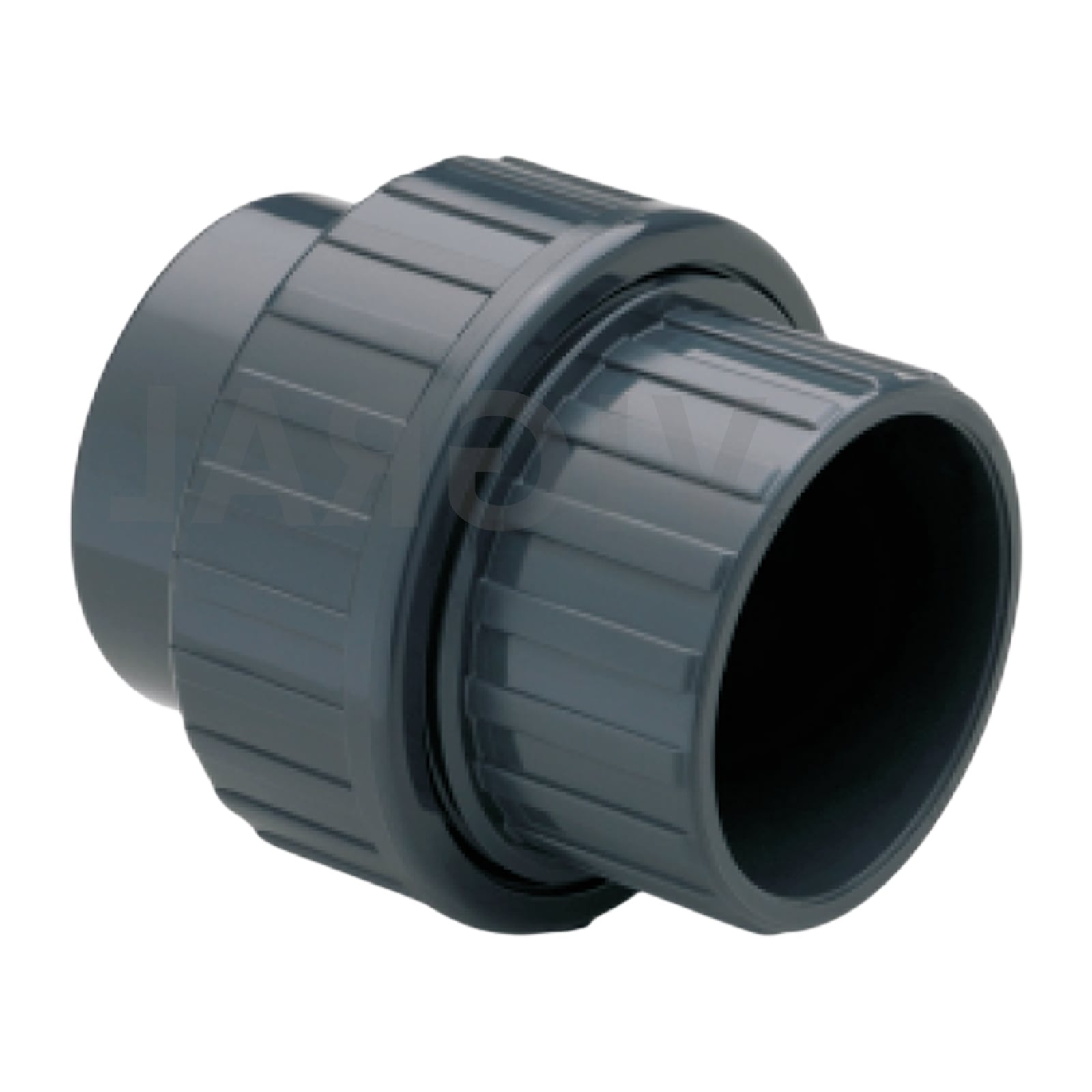 110 mm PVC Klebe Fitting Verschraubung 2-fach Muffe Verbinder - PN 10 bar