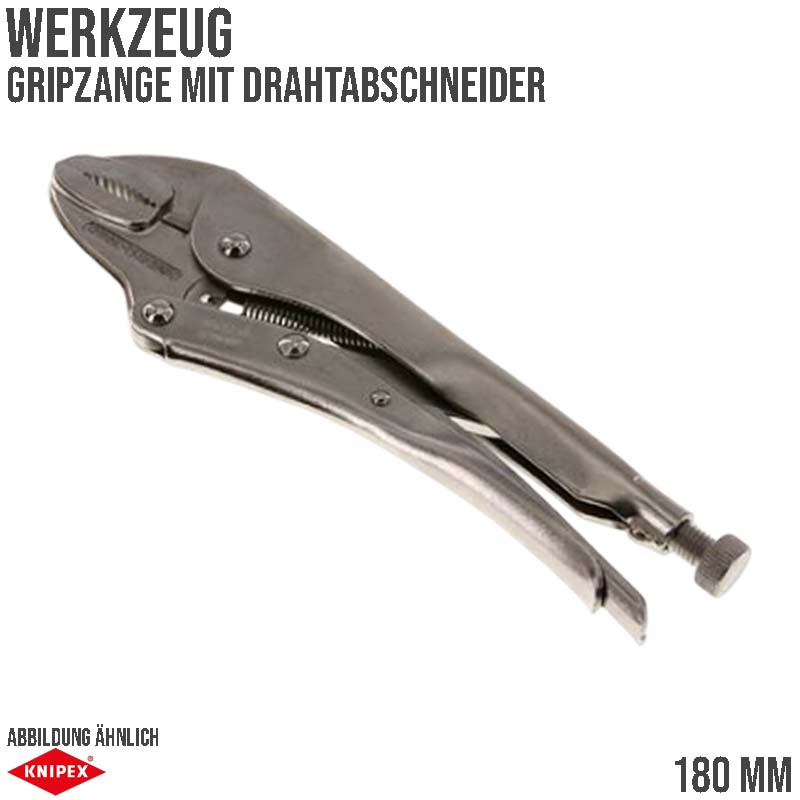 180 mm Universal Grip Zange Drahtabschneider Knipex
