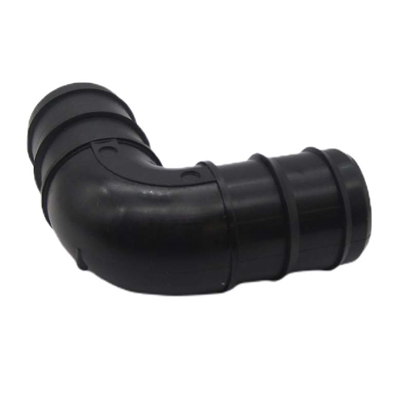 32 mm Winkel 90° PP Schlauch Tülle Stutzen Verbinder Pool Schlauch schwarz PN 4 bar - 10 Stück