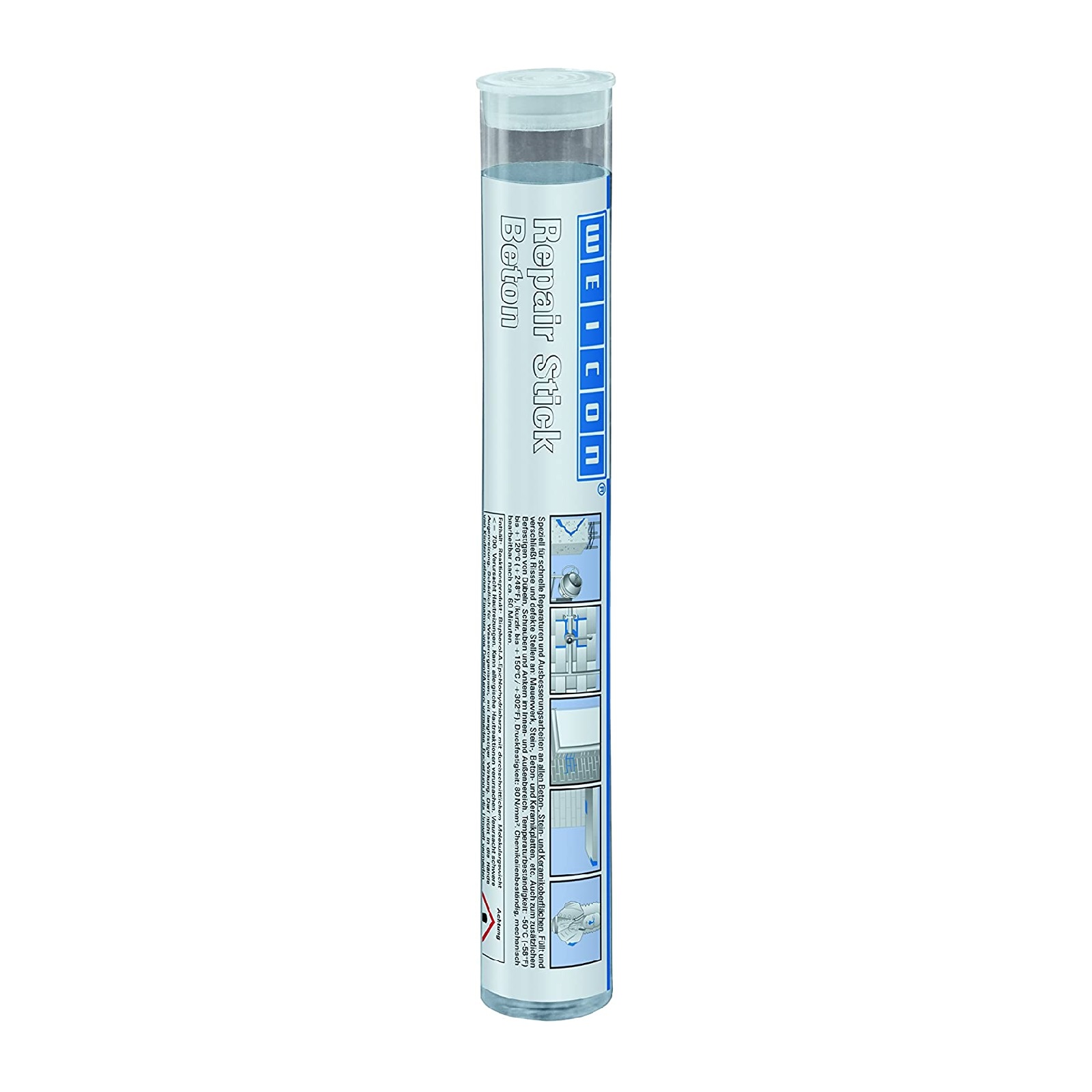 Repair Reparatur Stick Knete Epoxidharz Beton schnellhärtend betongrau - 115 gr