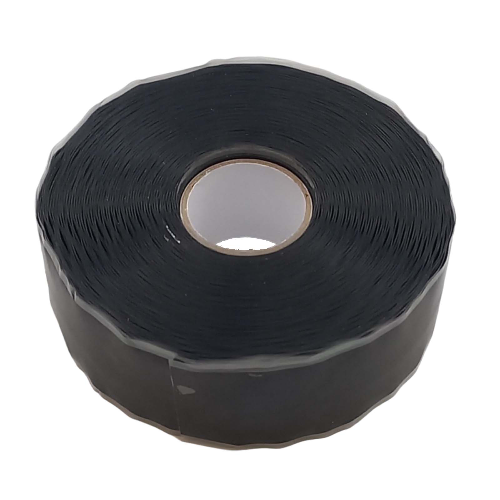 10 m Silikon Vulkanisierungs Band Tape Feuer Schutz Schlauch schwarz