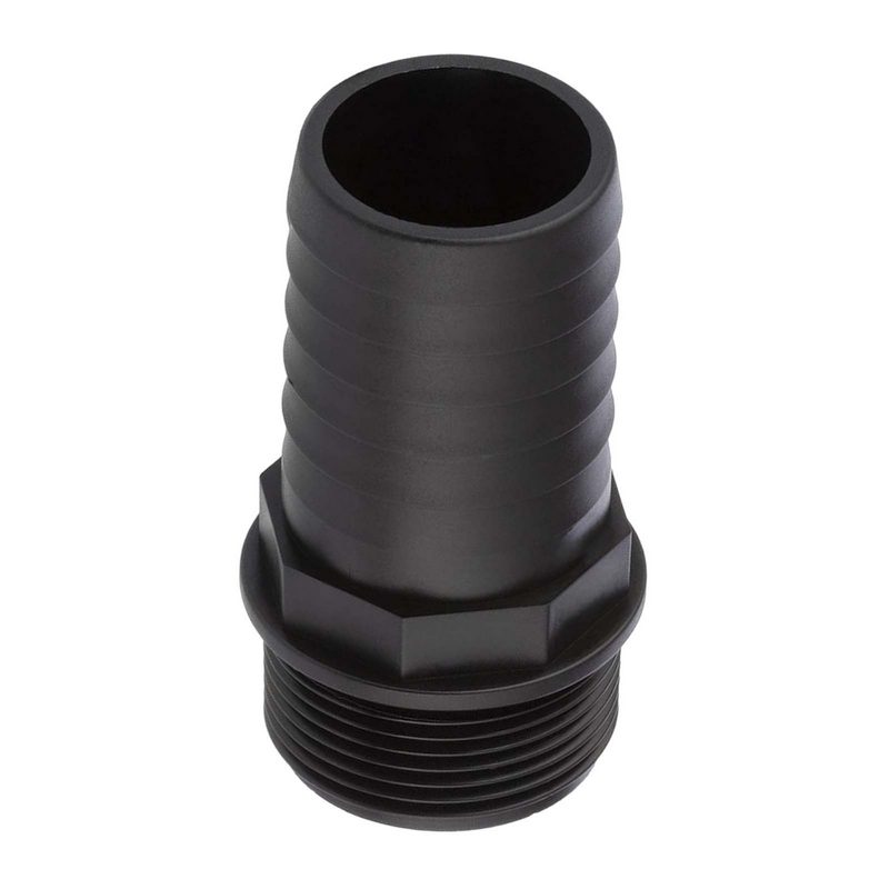 38 mm x 1 1/4 " PP Gewinde Fitting Schlauch Tülle Stutzen Außengewinde AG - PN 6 bar