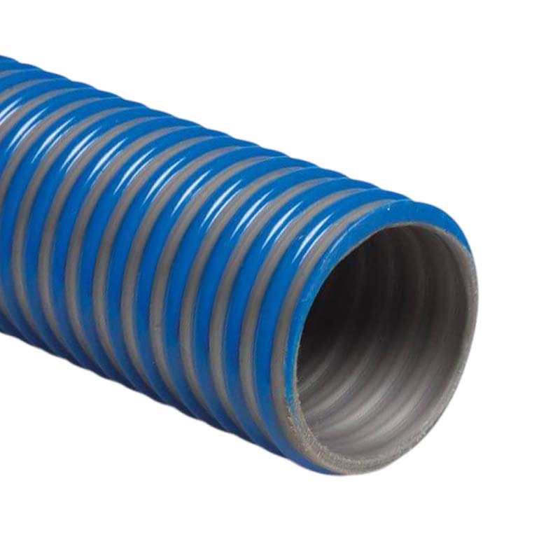 203 mm PVC Saug Ansaug Spiral Förder Pumpen Gülle Schlamm Wasser Schlauch AGRIFLEX blau/grün