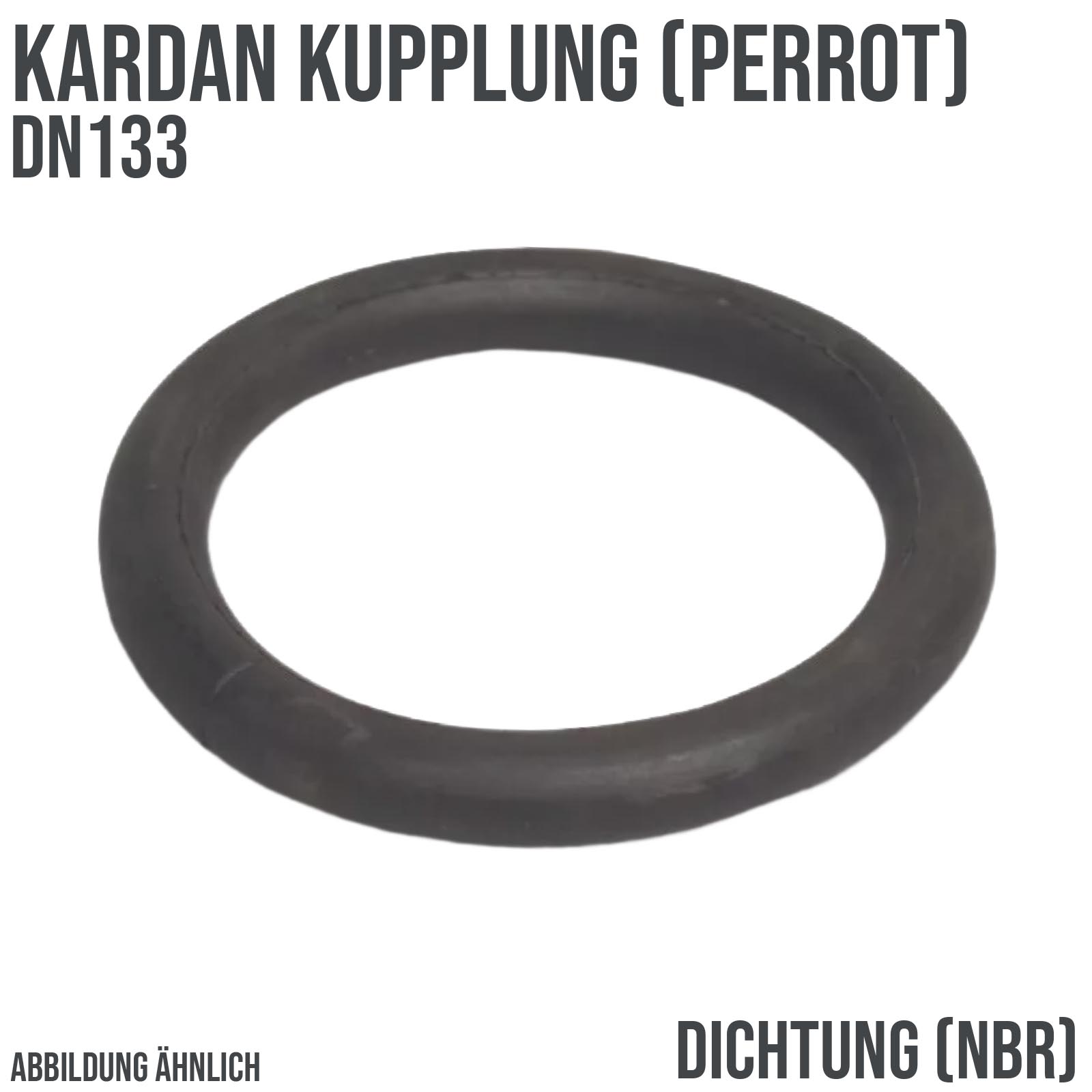 133 mm Kardan Perrot O-Ring Gummi Dichtung