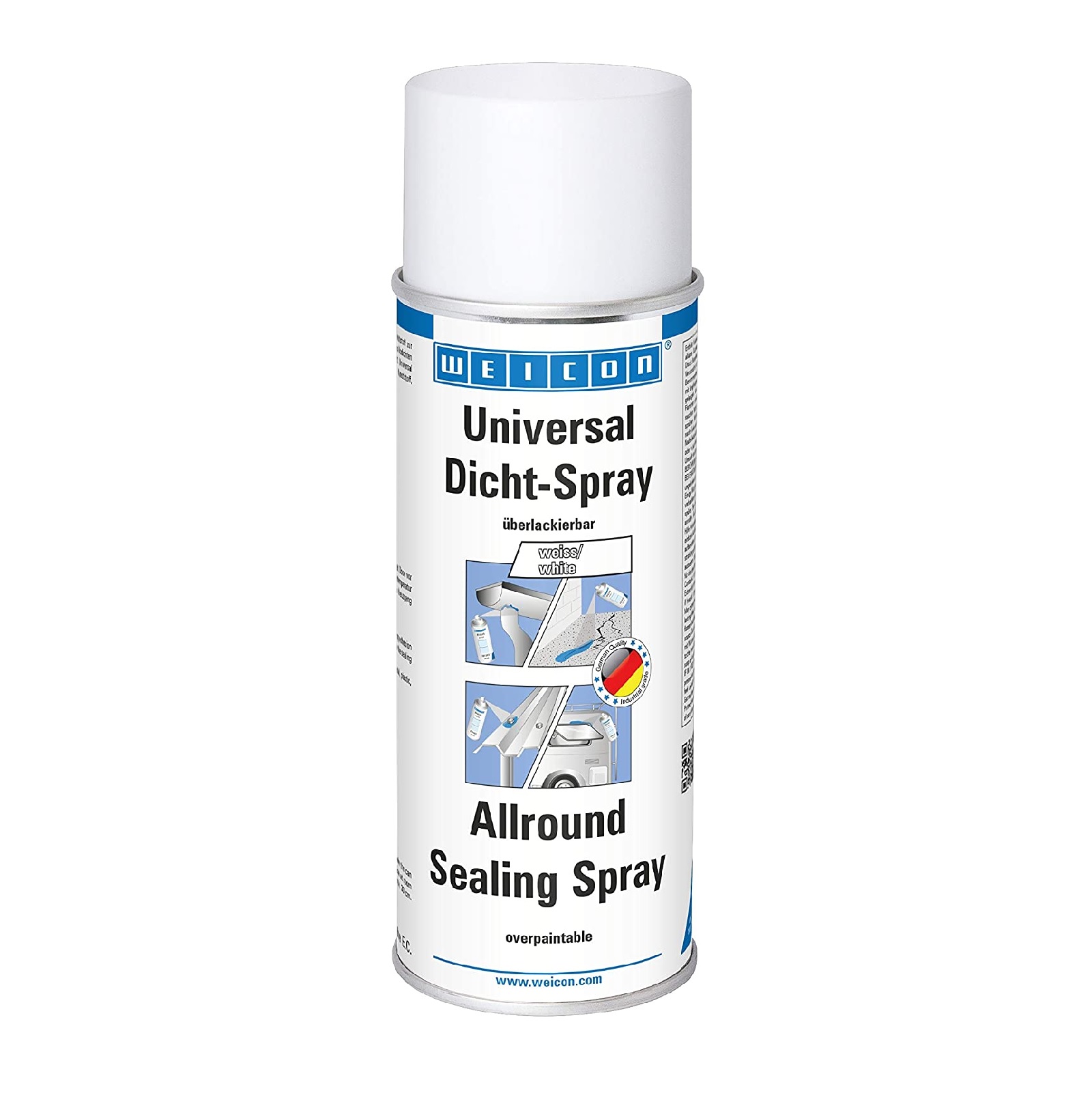 Universal Dicht Spray sprühbarer Kunststoff Abdichten weiß - 400 ml Dose