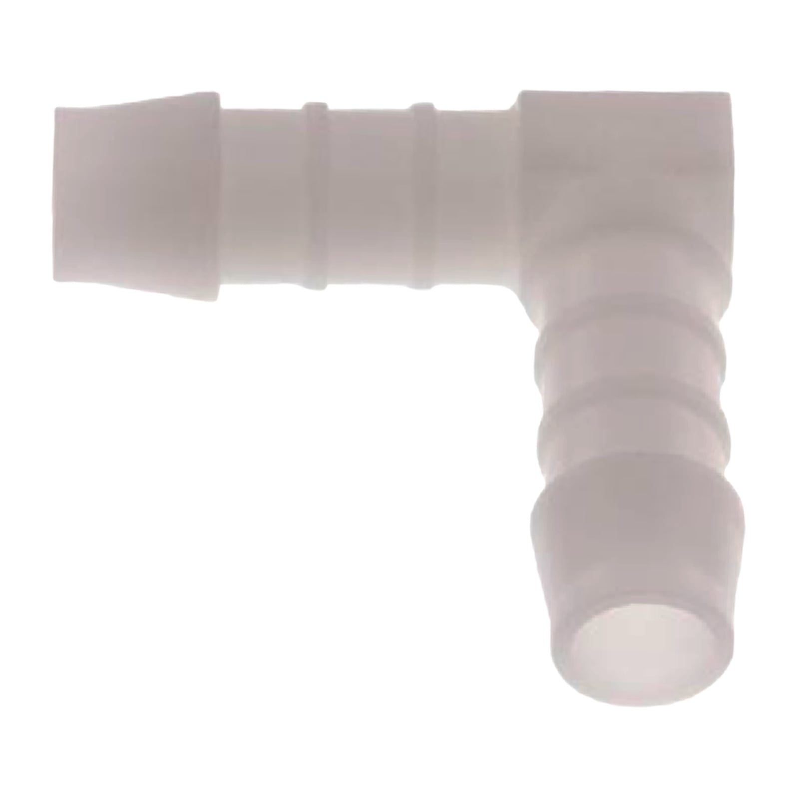 8 mm POM Winkel 90° Schlauch Verbinder Stutzen Tülle Kupplung Fitting weiss PN 10 bar