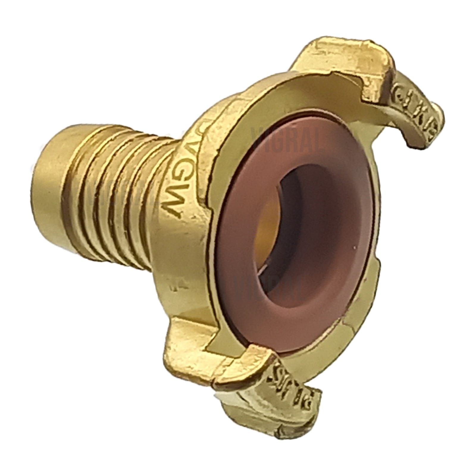 1 1/2" - 38 mm GEKA plus Schnell Kupplung Schlauch Tülle Stutzen Messing KTW-A DVGW - PN 40 bar