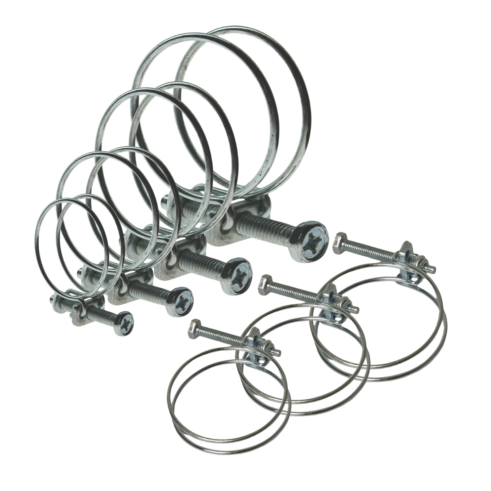 Drahtschelle Schlauchschelle W1 36-63mm Sortiment - 60 Stück