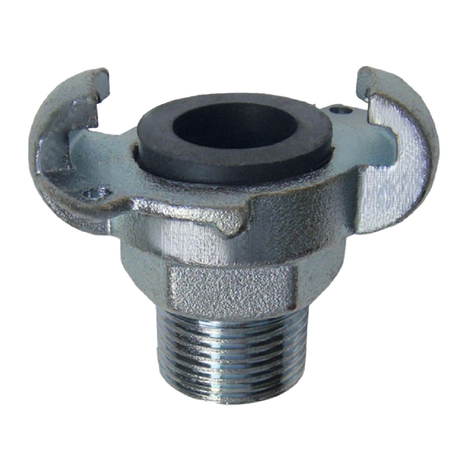 1/2" Klauen Kupplung Stahl European Type Abstand 42 mm Bohrung Außengewinde AG - PN 10 bar