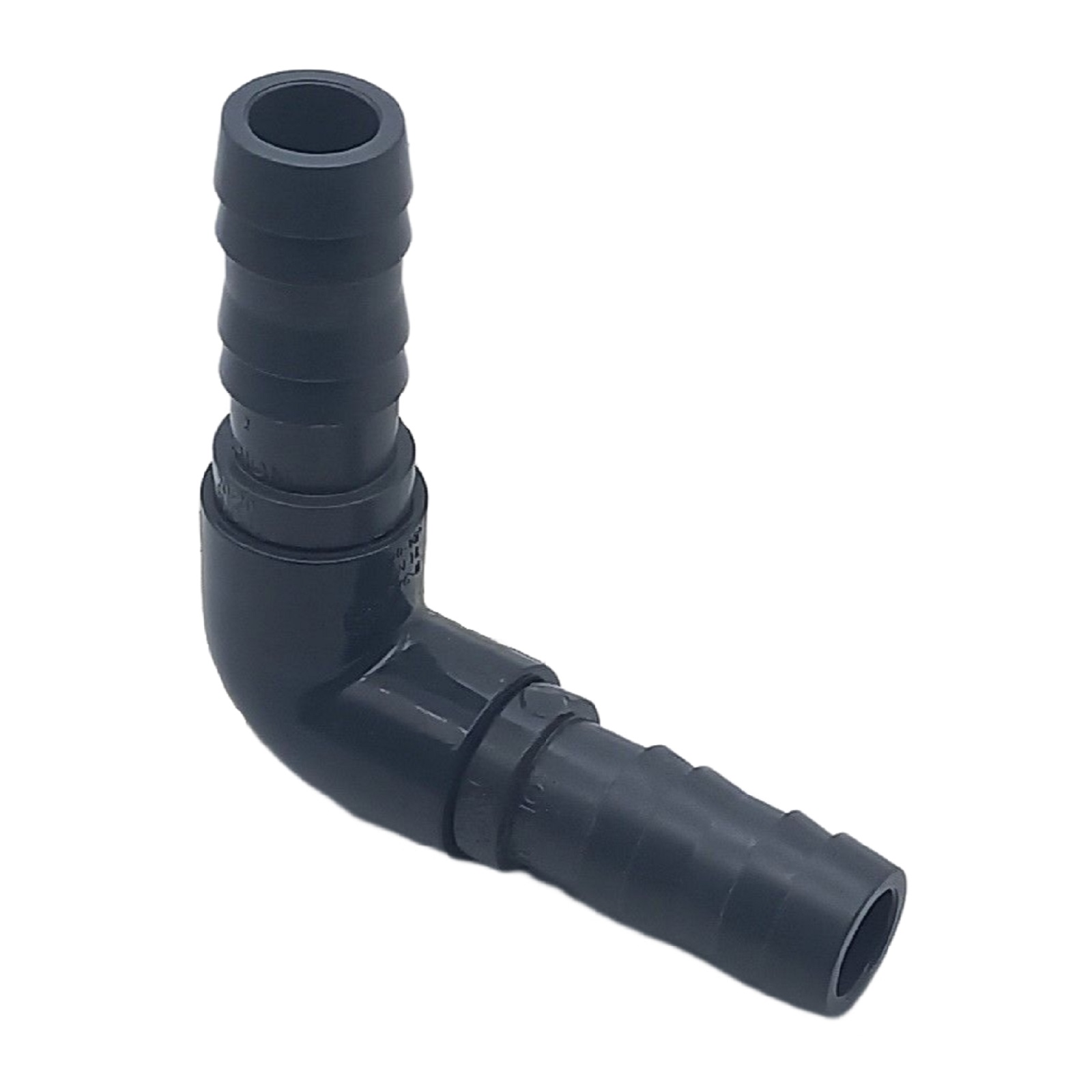 20 mm PVC PROFI Winkel 90° Schlauch Verbinder Stutzen Tülle Pool Teich Garten - PN 10 bar