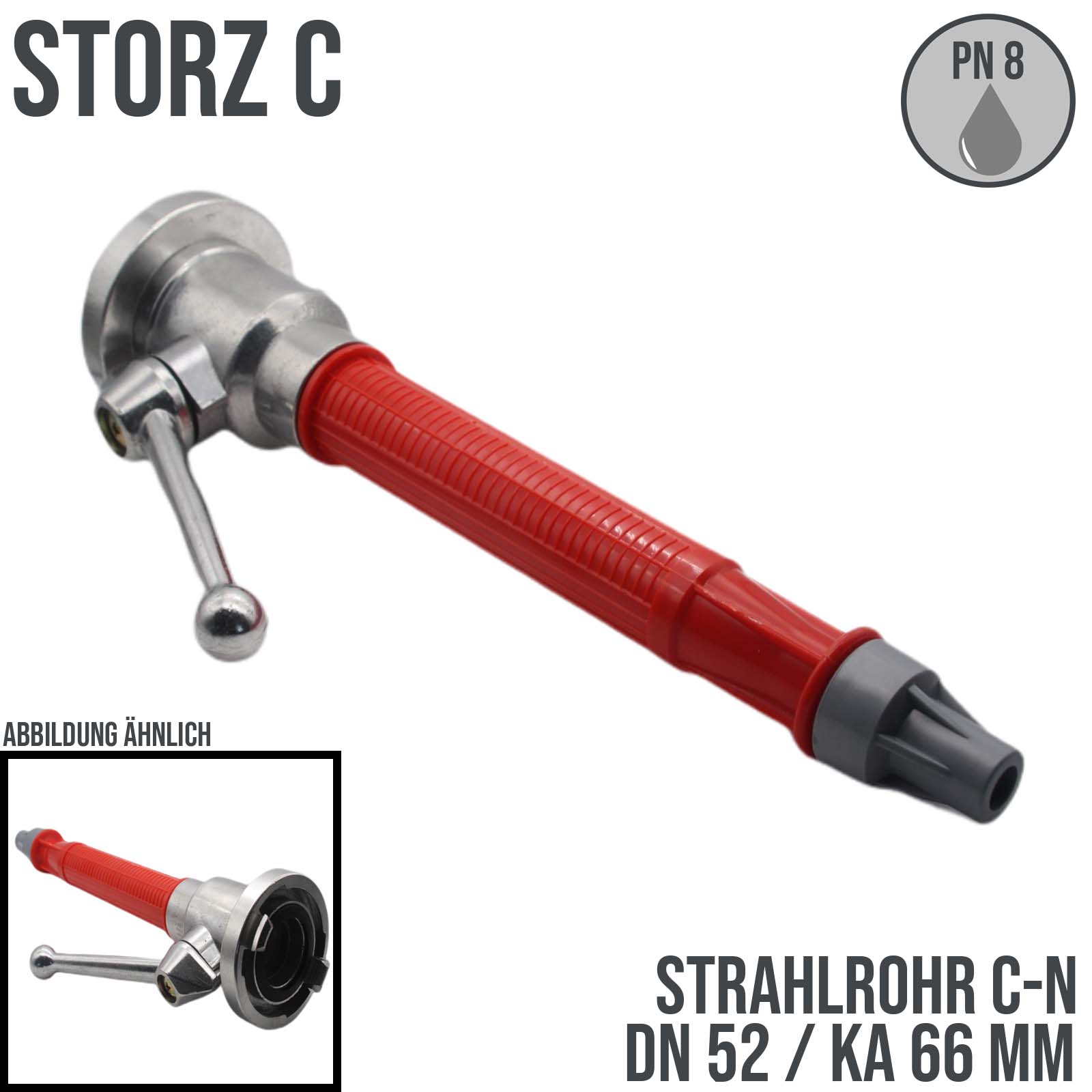 STORZ C-N Strahlrohr mit C-Kupplung DN52 8 bar
