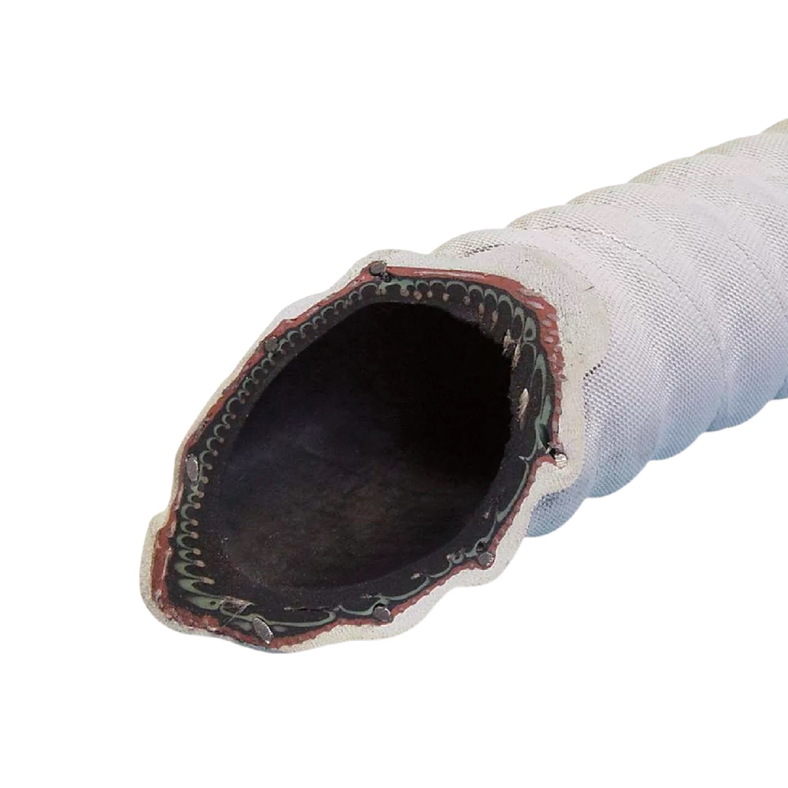 25 mm 1" Zoll Fäkal Fakalien Saug Ansaug Spiral Förder Abwasser Schlauch EPFM weiß PN 6 bar