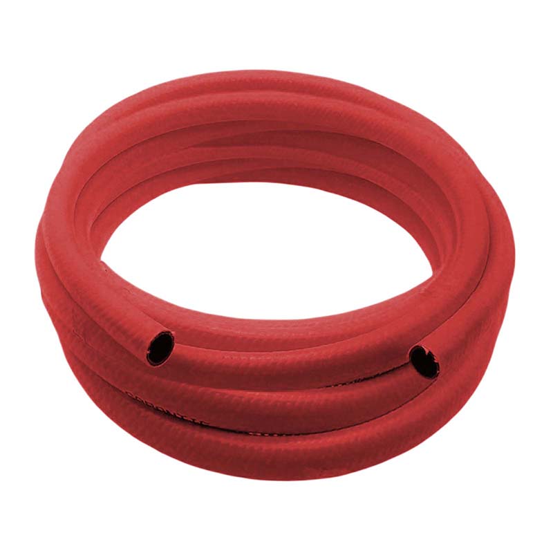 1/2" 13 mm 3-lagig Garten Wasser Bewässerung Universal Schlauch rot/grau - PN 10 bar - 25 m