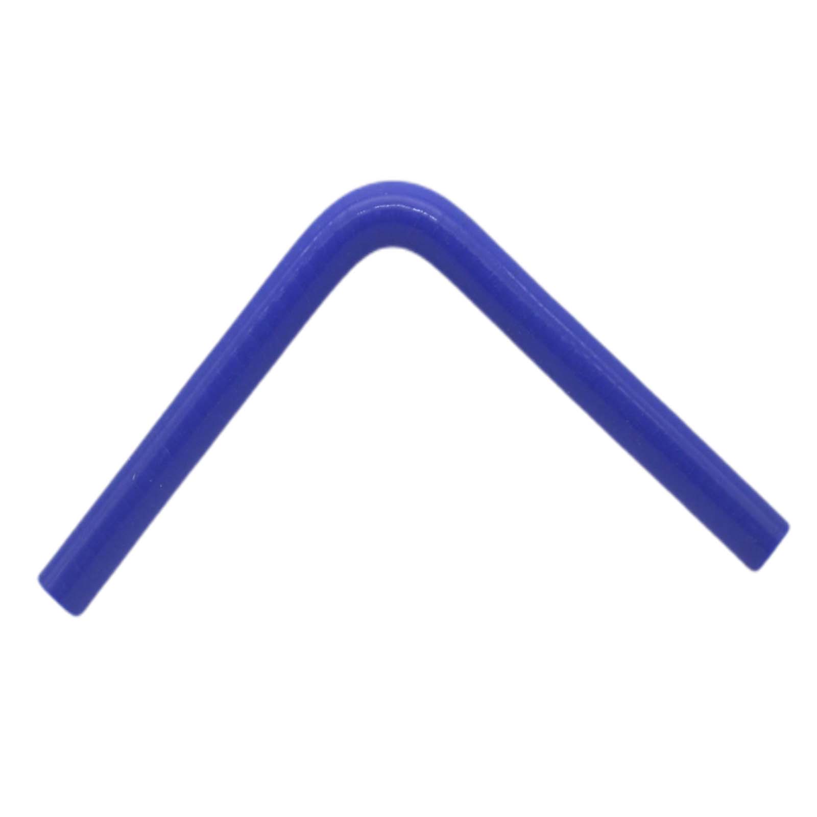 Silikon Kühlerschlauch Bogen 90° - blau - 15 x 23mm [PN8] - 200mm 