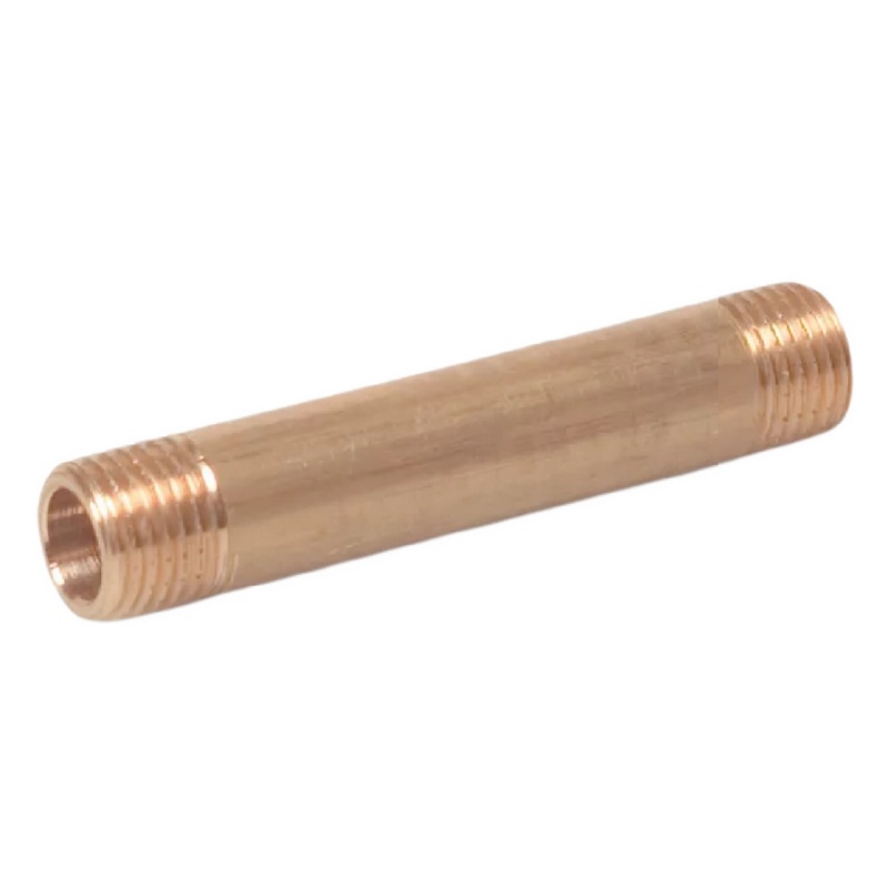 1/4" Rohrnippel Nr. 23 - 40 mm Außen x Außengewinde AG Messing Fittings PN 40 bar