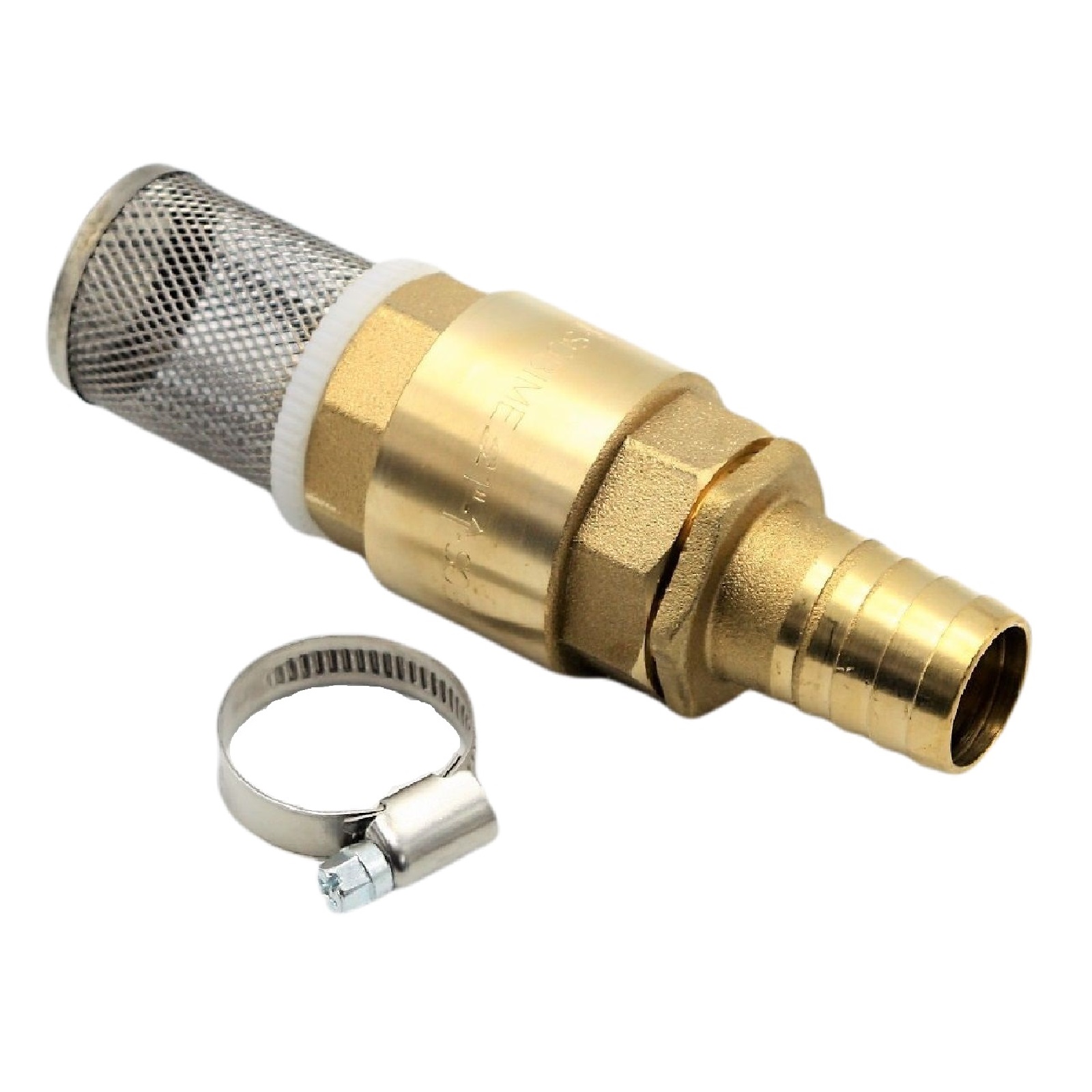2" Zoll Fuß Rückschlag Ventil Saugkorb mit 50 mm Schlauchtülle Messing