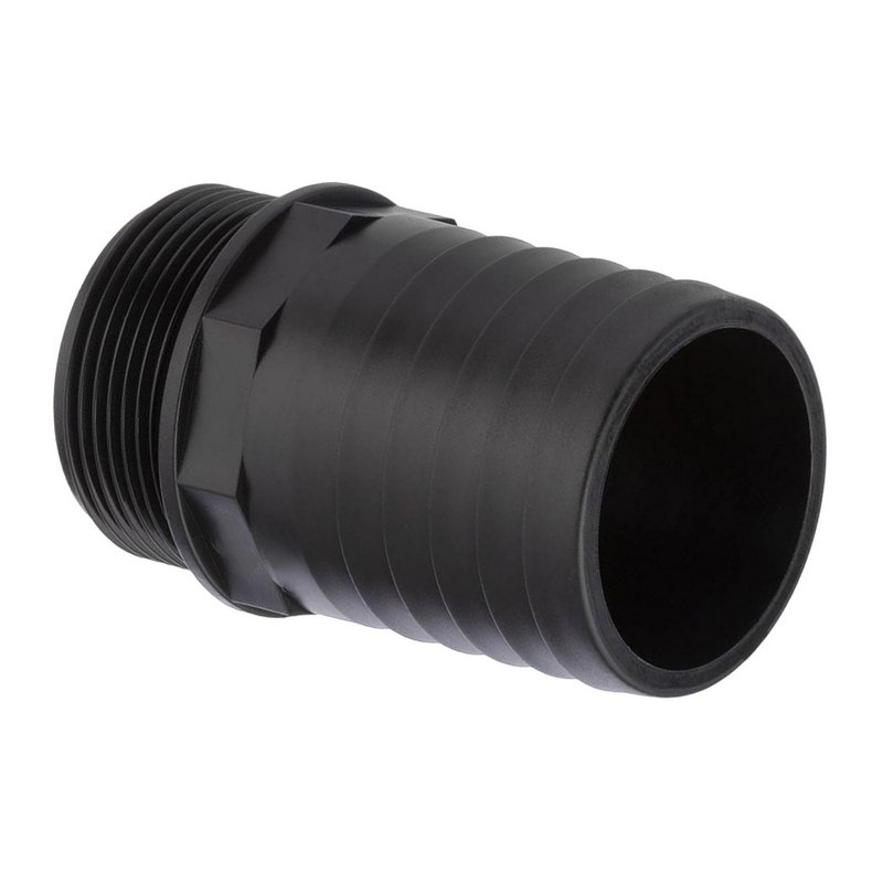 50 mm x 1 1/2 " PP Gewinde Fitting Schlauch Tülle Stutzen Außengewinde AG - PN 6 bar