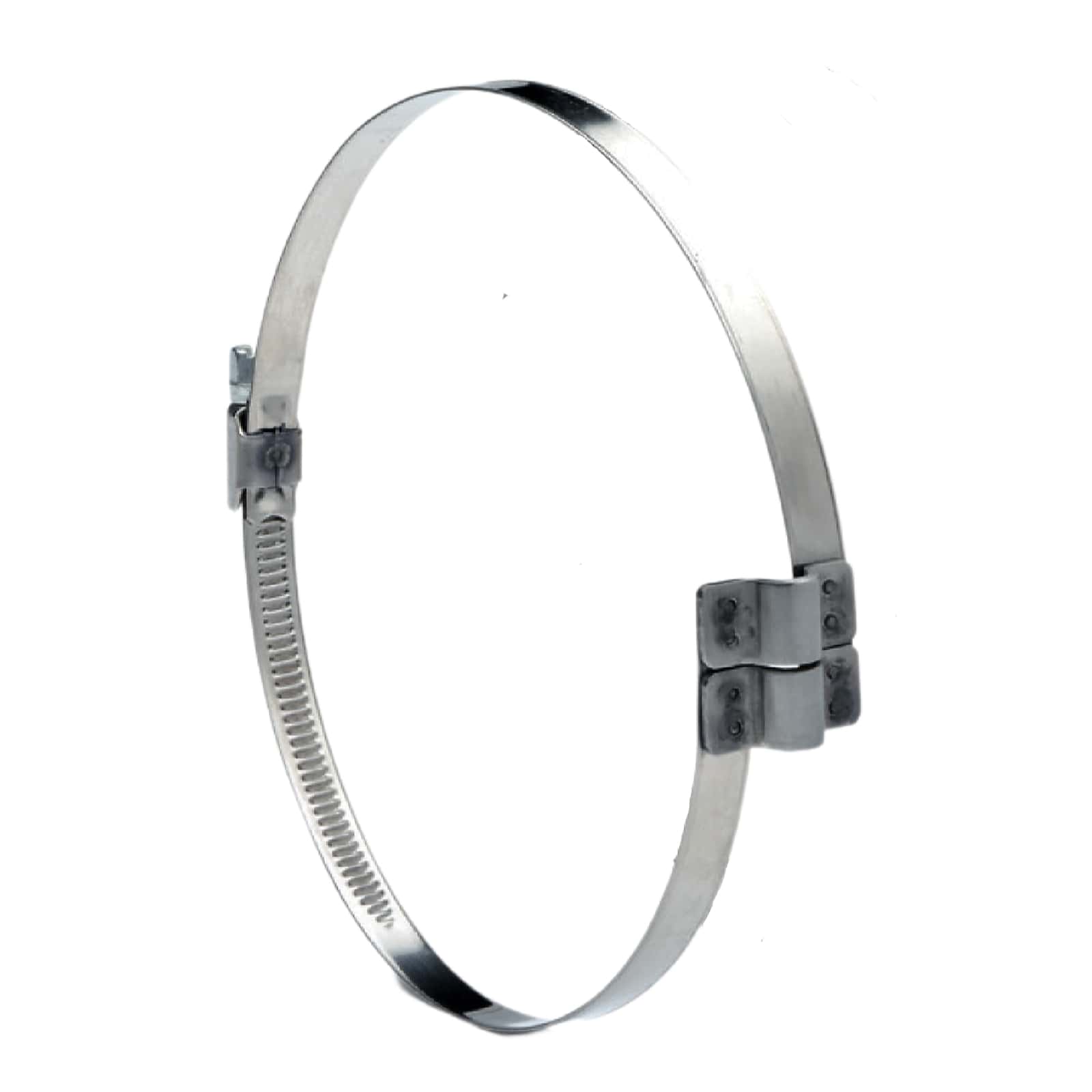 495 - 515 mm Brückenschelle W2 Edelstahl AISI 430 Rohr Schlauch Absaug - Band: 12 mm