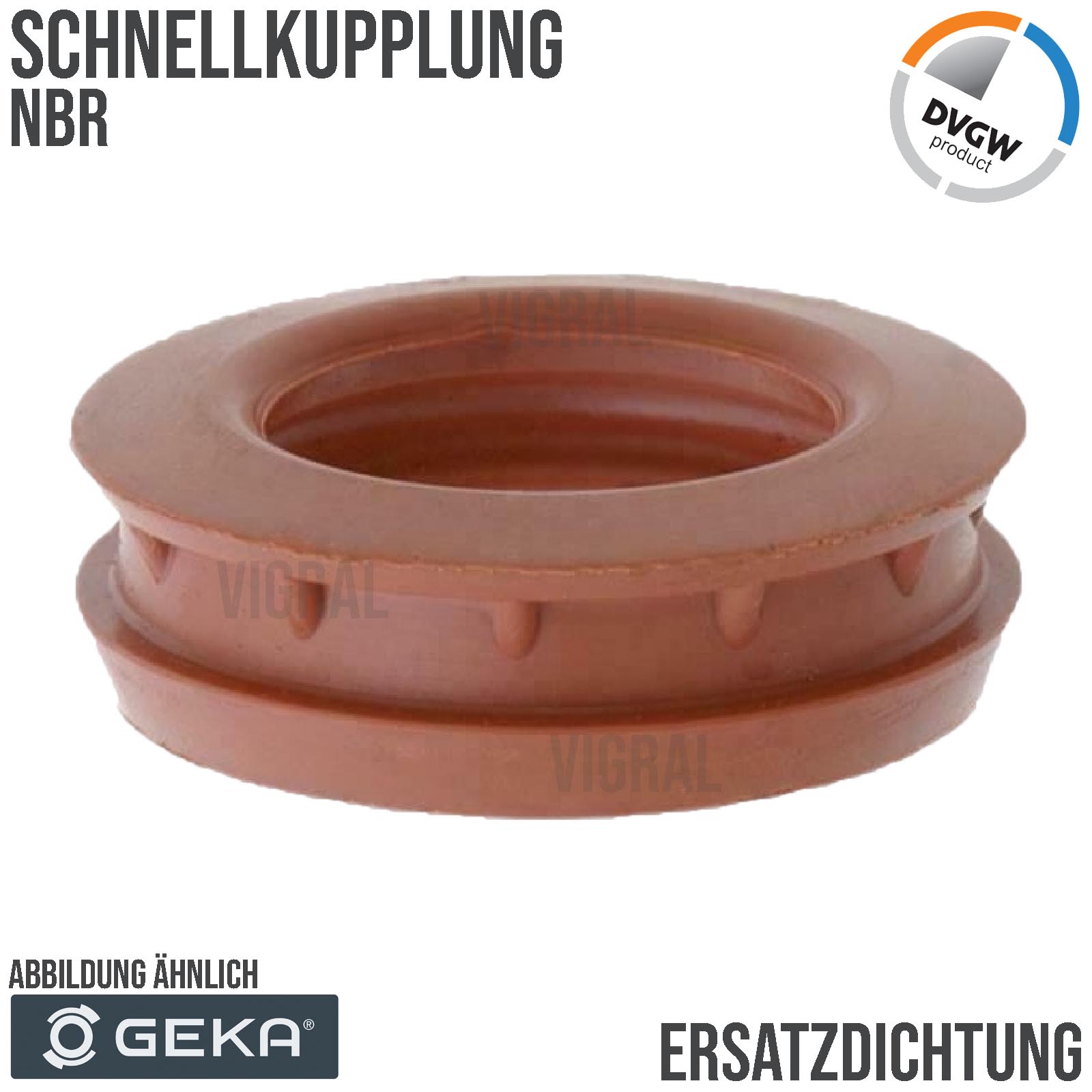 Ersatz Dichtung Schnell Kupplung NBR - universal KTW-A - PN 40 bar